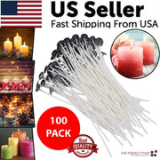 6” Cotton Core Candle Wicks - 100 Pre - Tabbed Pack - Lacatang Shop