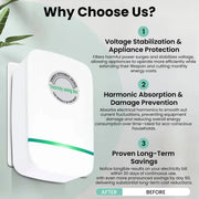 Plug-In Power Box with US Plug 2026 Updated Design Compatible with 90–250V Input Range