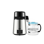 SucceBuy 4L Water Distiller Purifier Filter Dispenser Drinking Bottle Softener with Temperature Display and Overheat Protection for Home Use