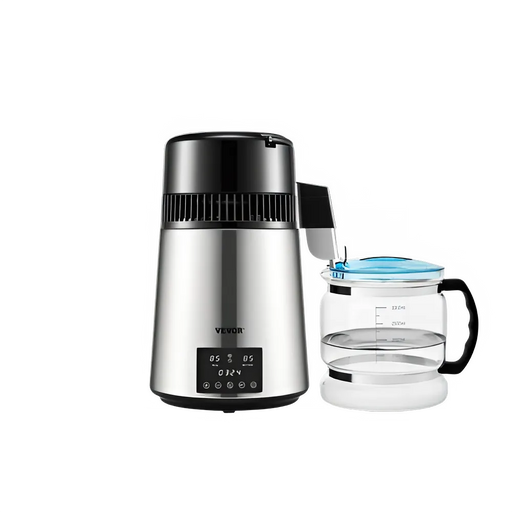 SucceBuy 4L Water Distiller Purifier Filter Dispenser Drinking Bottle Softener with Temperature Display and Overheat Protection for Home Use