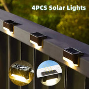 Outdoor Solar LED Garden Lights for Stairs Deck Pathway - Waterproof Step Lights for Patio, Yard, and Garden Decor Outdoor Solar LED Garden Lights for Stairs Deck Pathway - Waterproof   AliExpress Lacatang Shop 