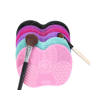 Silicone Makeup Brush Cleaning Pad - Makeup Brush Washing Tool for Eyebrow Brushes, Scrubber Board for Cleaning