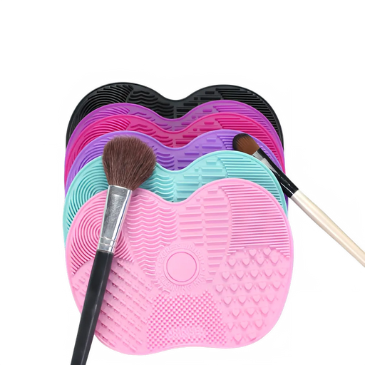 Silicone Makeup Brush Cleaning Pad - Makeup Brush Washing Tool for Eyebrow Brushes, Scrubber Board for Cleaning