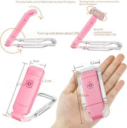 Reading Book Light Portable USB Rechargeable Book Clip Light Bookmark Light Tri Color Warm Eye Protection Adjustable Light