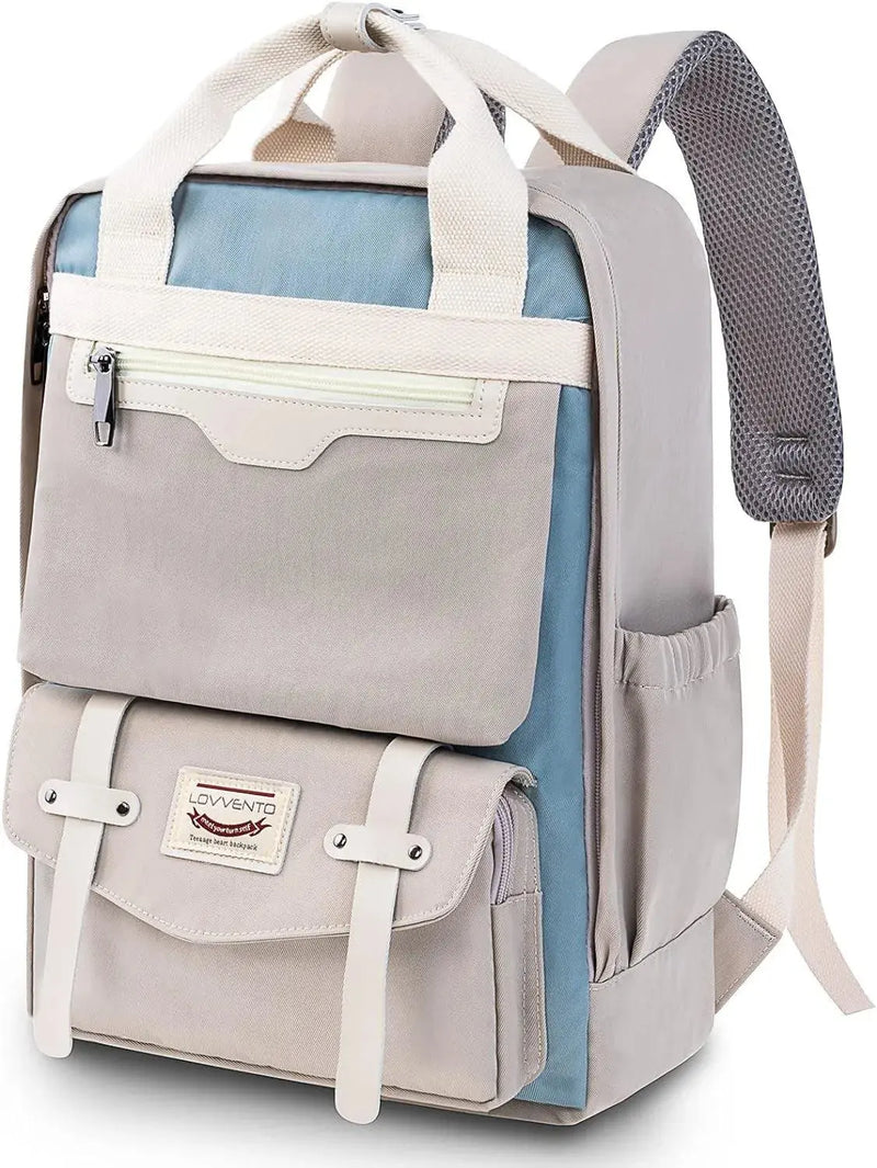 College Backpack for Women Cute Vintage Travel Bag Aesthetic Laptop Backpack 15.6 Inch Waterproof Computer Work Vintage Laptop Backpack for Women - Cute Waterproof Travel Bag  AliExpress Lacatang Shop 