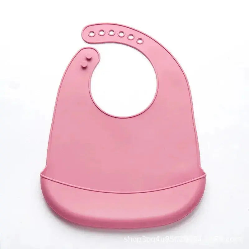Adjustable Waterproof Baby Bibs made of Soft Silicone, BPA Free - Ideal for Newborns and Children Soft Silicone Baby Bibs - Adjustable, Waterproof & BPA Free.  Aliexpress Lacatang Shop 