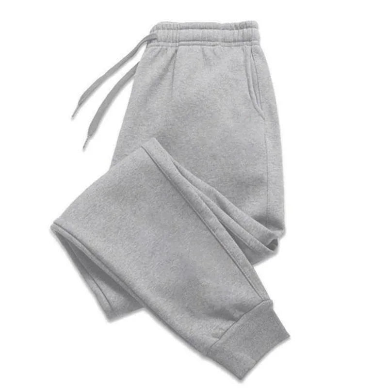 Clearance_Winter Sweatwear Men Plush Thick Fleece Sweatpant Lambswool Thermal Trousers Casual Pants Waterproof Windproof Warm Co