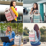 College Backpack for Women Cute Vintage Travel Bag Aesthetic Laptop Backpack 15.6 Inch Waterproof Computer Work Vintage Laptop Backpack for Women - Cute Waterproof Travel Bag  AliExpress Lacatang Shop 