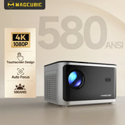 Magcubic Auto Focus Smart Projector Android11 4K 580ANSI Full Wifi6 BT5.0 Allwinner H713 Voice Control Home Cinema Theater HY350