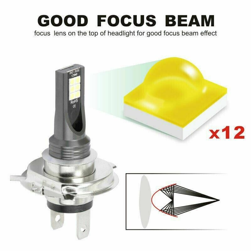 9005 9006 LED Headlights Kit Combo Bulbs 8000K High Low Beam Super - Lacatang Shop