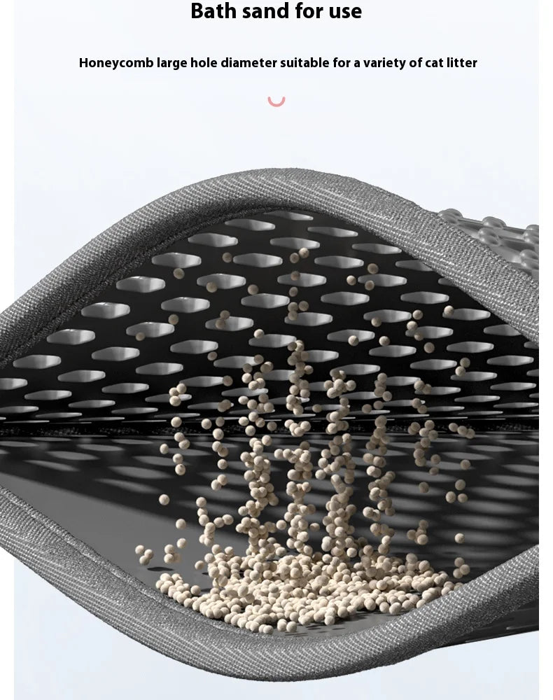 90x60CM Large Cat Litter Mat Waterproof Double Layer Non Slip Litter Box Tray Pad Washable Durable Pet Toilet Training Mat - Lacatang Shop