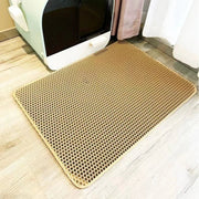 90x60CM Large Cat Litter Mat Waterproof Double Layer Non Slip Litter Box Tray Pad Washable Durable Pet Toilet Training Mat - Lacatang Shop