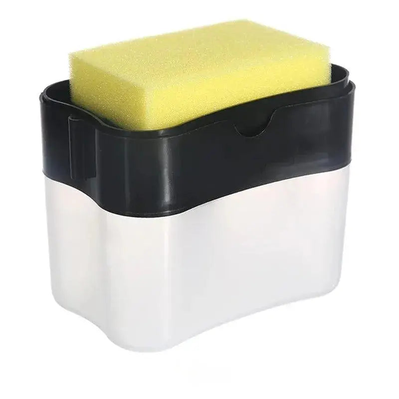 Dish Soap Dispenser Kitchen Liquid Soap Dispenser Sponge Caddy Soap Pump Dispenser with Sponge Holder Kitchen Cleaner Dish Soap Dispenser with Sponge Holder - Kitchen Soap Pump Caddy  AliExpress Lacatang Shop 