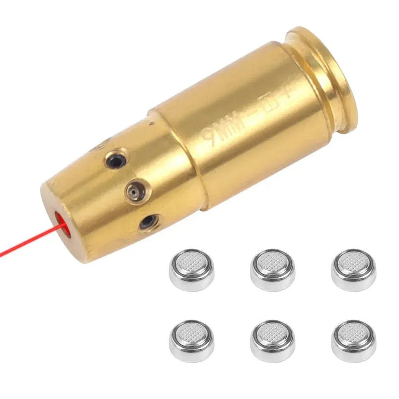 9mm 223Rem Tactical Laser Bore Sight Red Green Laser Boresighter Lazer Zeroing Cartridge Bore Sighter Laser Pointer Airsoft - Lacatang Shop