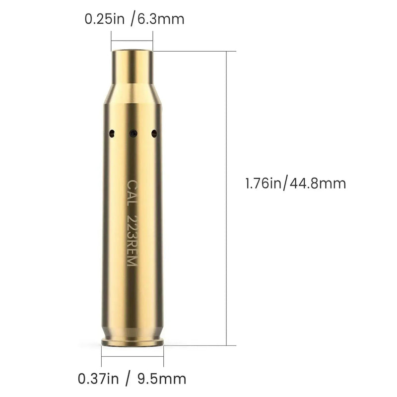 9mm 223Rem Tactical Laser Bore Sight Red Green Laser Boresighter Lazer Zeroing Cartridge Bore Sighter Laser Pointer Airsoft - Lacatang Shop