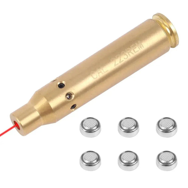 9mm 223Rem Tactical Laser Bore Sight Red Green Laser Boresighter Lazer Zeroing Cartridge Bore Sighter Laser Pointer Airsoft - Lacatang Shop