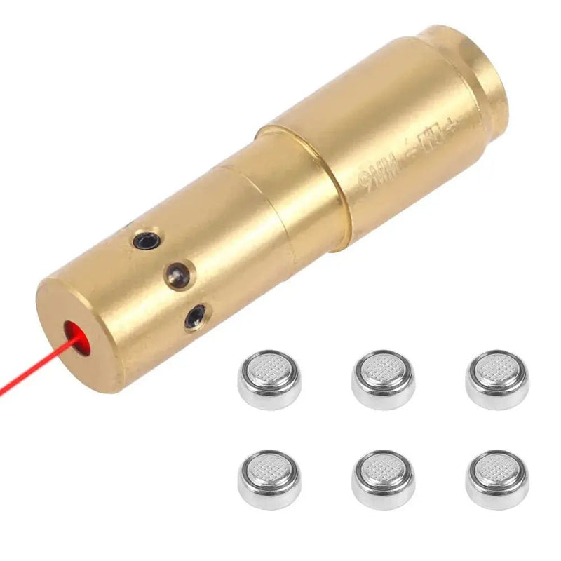 9mm 223Rem Tactical Laser Bore Sight Red Green Laser Boresighter Lazer Zeroing Cartridge Bore Sighter Laser Pointer Airsoft - Lacatang Shop