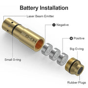 9MM Flat Head Red Dot Laser Training Cartridge for Pistol Marksmanship - Lacatang Shop