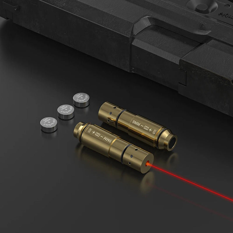 9MM Flat Head Red Dot Laser Training Cartridge for Pistol Marksmanship - Lacatang Shop