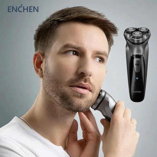 Enchen Blackstone Electrical Rotary Shaver For Men 3d Floating Blade Enchen Blackstone 3D Floating Blade Rotary Shaver for Men Other AliExpress Lacatang Shop 