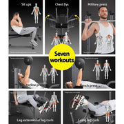Everfit Weight Bench Adjustable Bench Press 8-In-1 Gym Equipment Everfit Adjustable Weight Bench 8-in-1 Gym Equipment for Home Home & Garden Ozdingo Lacatang Shop 