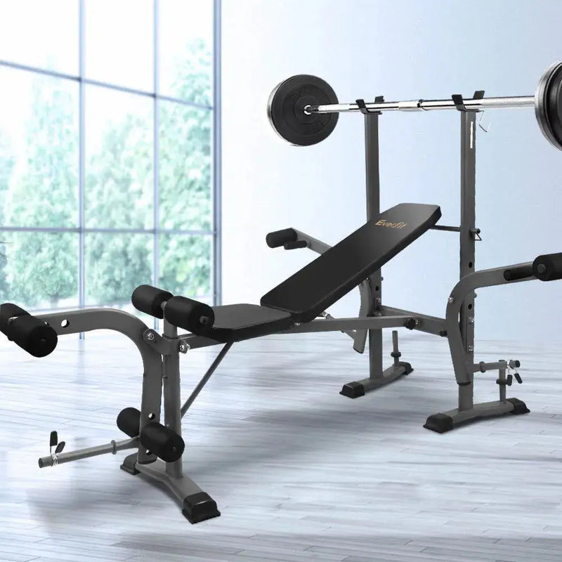 Everfit Weight Bench Adjustable Bench Press 8-In-1 Gym Equipment Everfit 8-in-1 Adjustable Weight Bench Press Gym Equipment Home & Garden Ozdingo Lacatang Shop 