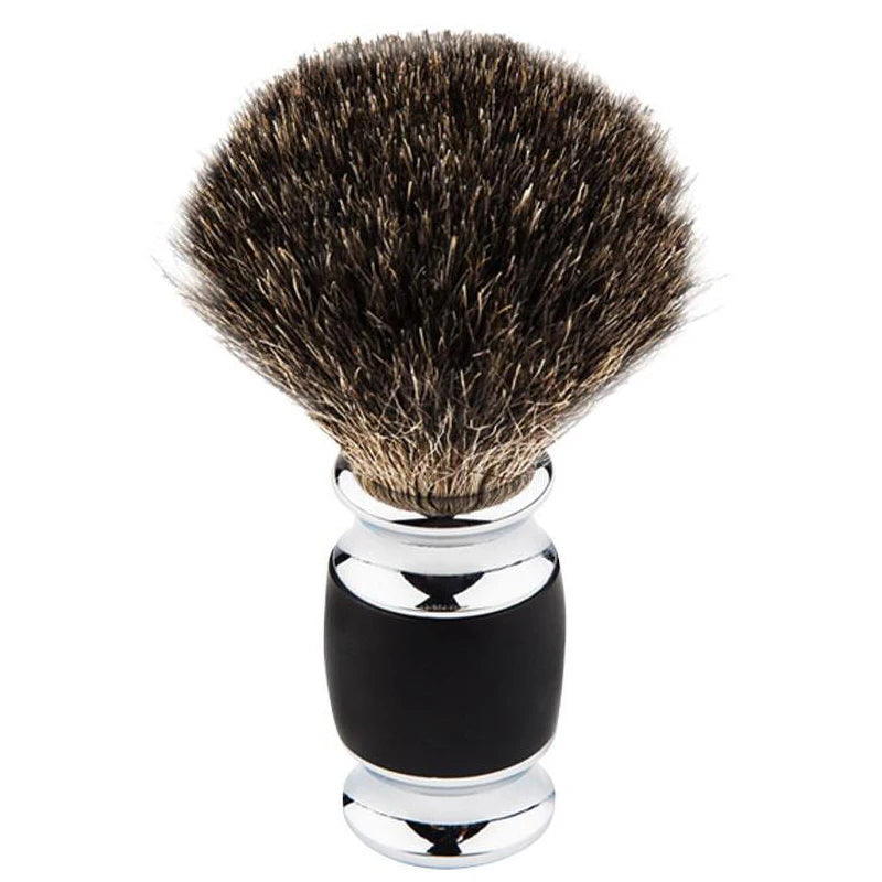 Handmade Badger Hair Shaving Brush - Silvertip Badger Brush Tool for Shaving