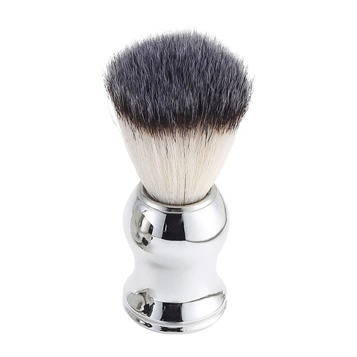 Wet Shaving Brush with Fiber Hair and ABS Plastic Handle for Men - Barber Tools