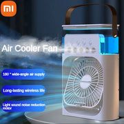 Xiaomi Mini Air Cooler with LED Night Light - Portable & Stylish
