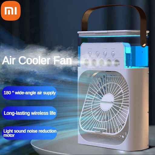 Xiaomi Mini Air Cooler with LED Night Light - Portable & Stylish