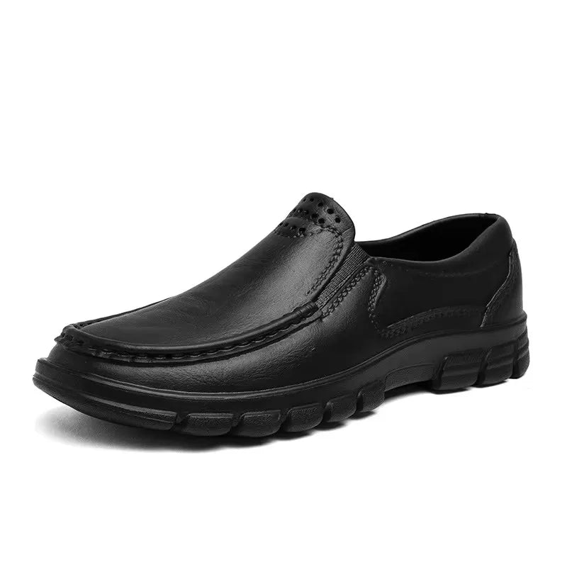 Large Size Lightweight Casual Shoes for Men - Oil and Slip Resistant Chef Shoes, Driving Shoes, Garden Shoes, Soft Comfort