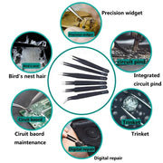 6Pcs Anti-static ESD Stainless Steel Tweezers Maintenance Tool 6Pcs Anti-static ESD Stainless Steel Tweezers Maintenance Tool -  Other AliExpress Lacatang Shop 