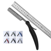 Premium Quality Professional Barber Cut Throat Straight Razor - Single Blade Straight Edge Beard Shaving Razor