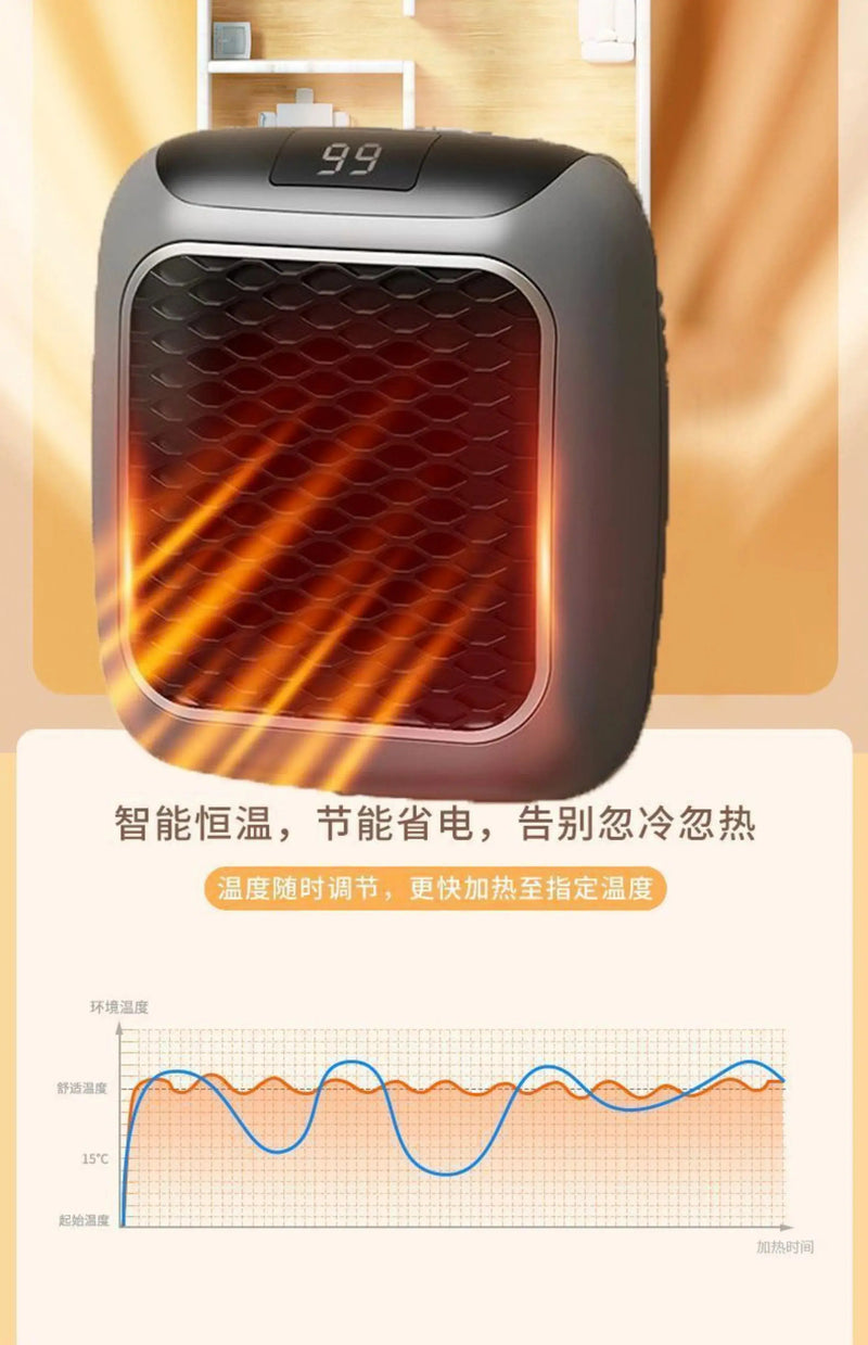 2024 New German Black Technology Mini Heater Small Home Winter Small Sun Wall Mounted Office Heater mini heater.