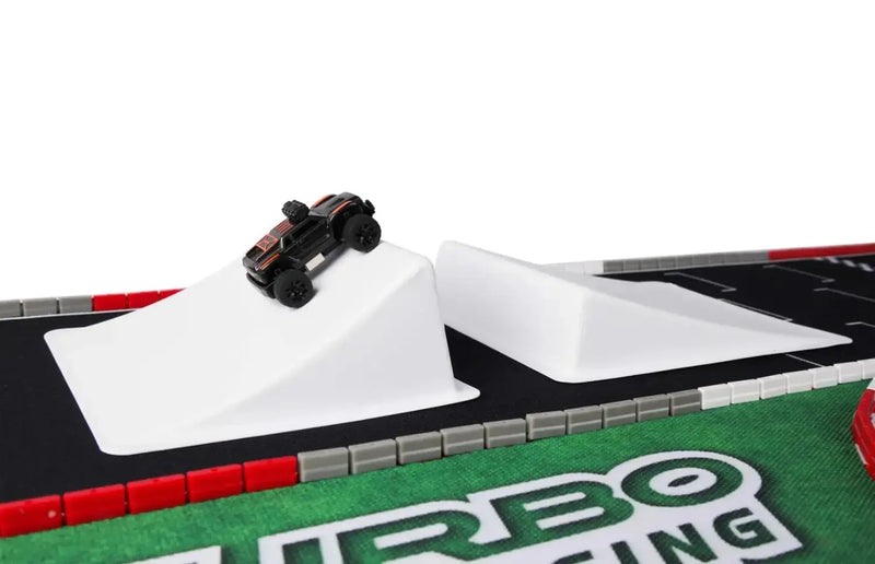 TURBO RACING 1:76 Remote Control Car Track Mat with Cement Blocks and Drift Jumps