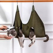 Cat Grooming Hammock Nail Cutting Anti Scratch Bite Fixed Bed for Cat Puppy Restraint Bag Pet Grooming Tools