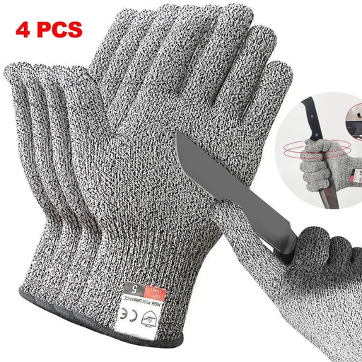 HPPE Level 5 Safety Anti Cut Gloves High-strength Industry Kitchen HPPE Level 5 Safety Anti Cut Gloves High-strength Industry Kitchen -  Other AliExpress Lacatang Shop 