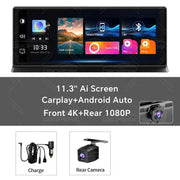 K2 Pro 11.3" Car DVR 4K Camera Wireless Carplay Android auto Ai Screen K2 Pro 11.3" Car DVR 4K Camera Wireless Carplay Android auto Ai Screen  Other AliExpress Lacatang Shop 