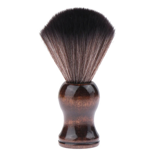 Natural Razor Brush with Wooden Handle Badger Hair Men's Shaving Brush Barber Salon Men's Facial Beard Cleaning Tool