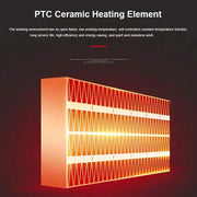 2025 popular wall-mounted heater mini hot air fan rapid heating electric heater office home heater small solar heater.