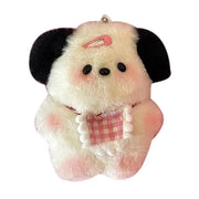 Adorable Plush Puppy Keychain - Cute Cartoon Bag Charm for Women and Girls, Perfect Birthday Gift Adorable Plush Puppy Keychain - Cute Cartoon Bag Charm for Women and   Lacatang Shop Lacatang Shop 