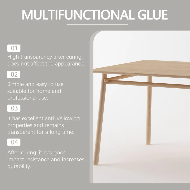 High Strength Oily Glue Universal Super Adhesive for Ceramics, Glass, Metal, Rubber, Plastic, and Wood