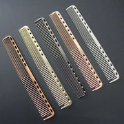Space Aluminum Hair Comb Pro Hairdressing Combs for Hair Cutting and Dying - Barber Tools and Salon Accessories