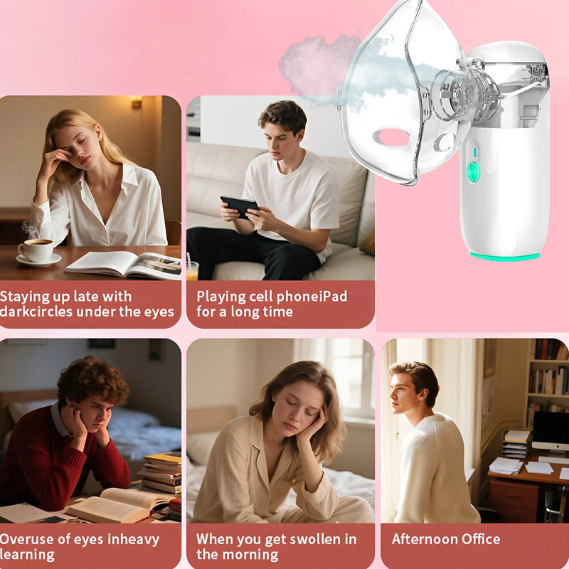 Electric Eye Steamer Mist Humidifier - Relieve Eye Fatigue and Moisturize Dry Eyes