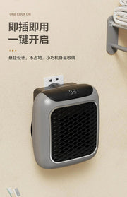 2024 New German Black Technology Mini Heater Small Home Winter Small Sun Wall Mounted Office Heater mini heater 2024 German Mini Wall Heater - Small Black Tech for Home & Office  Lacatang Shop Lacatang Shop 