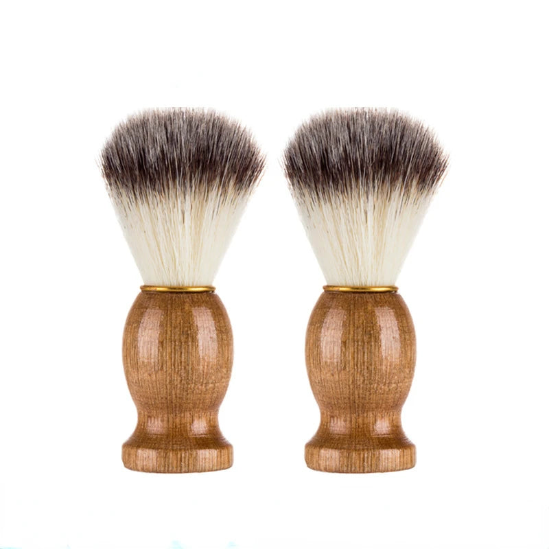 Hair Foam Whipping Brush for Home Men's Shaving Hair Salon Men's Mane and Beard Brush Beauty Tools