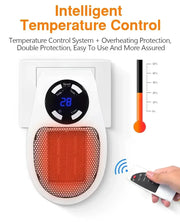 2025 popular wall-mounted heater mini hot air fan rapid heating electric heater office home heater small solar heater.