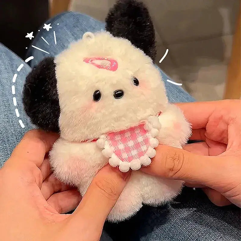 Adorable Plush Puppy Keychain - Cute Cartoon Bag Charm for Women and Girls, Perfect Birthday Gift Adorable Plush Puppy Keychain - Cute Cartoon Bag Charm for Women and   Lacatang Shop Lacatang Shop 