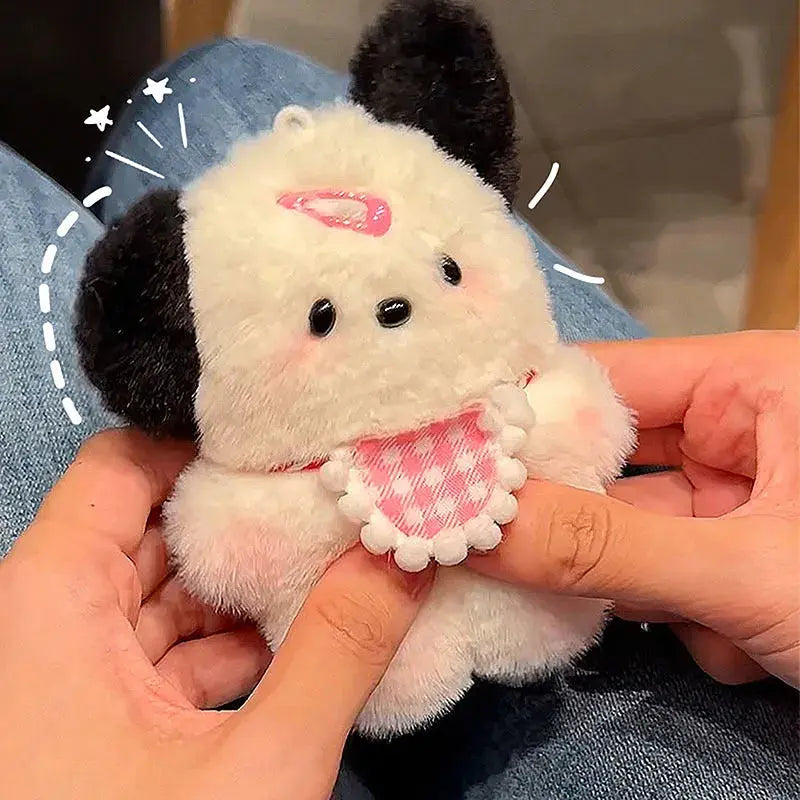 Adorable Plush Puppy Keychain - Cute Cartoon Bag Charm for Women and Girls, Perfect Birthday Gift Adorable Plush Puppy Keychain - Cute Cartoon Bag Charm for Women and   Lacatang Shop Lacatang Shop 