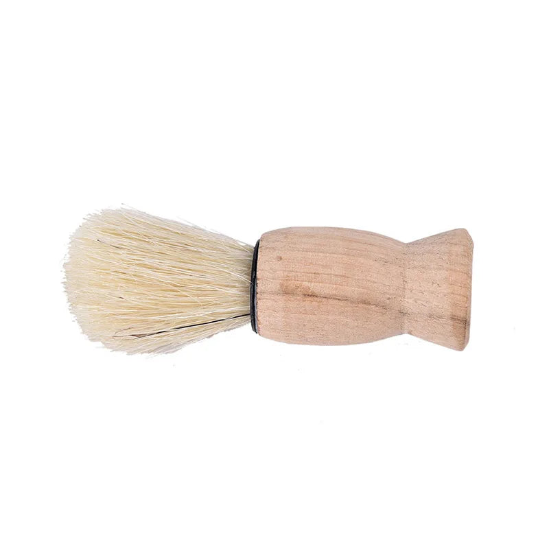 1x Professional Wood Handle Badger Hair Beard Shaving Brush for Men Mustache Barber Tool